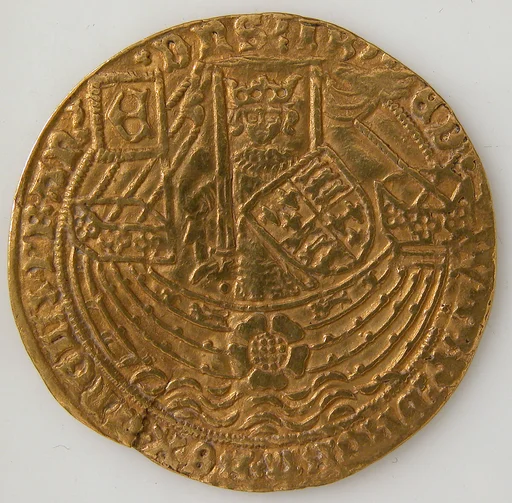 Coin with Rose Noble and Edward IV