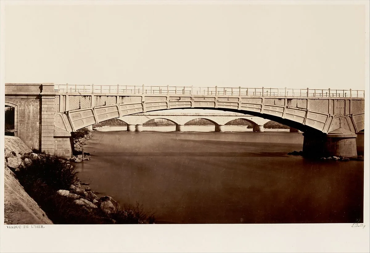 Viaduc de l'Iser — Edouard Baldus