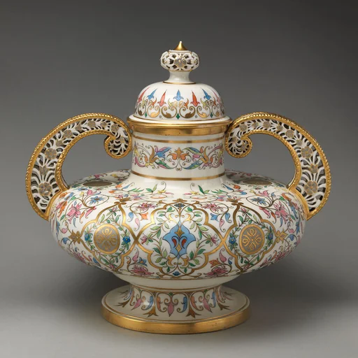 "Alhambra" vase with lid