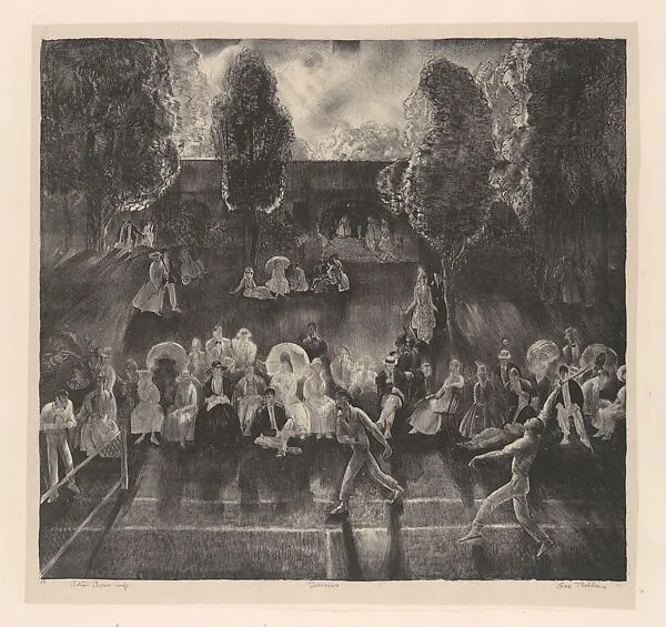 Tennis — George Bellows|Bolton Brown|George Bellows