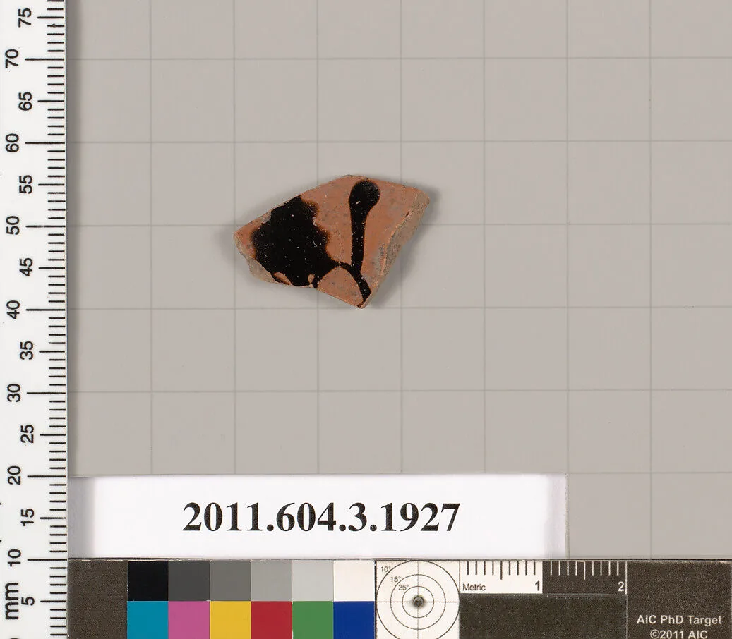 Terracotta fragment of a kylix (drinking cup) or a skyphos (deep drinking cup)? — Unknown