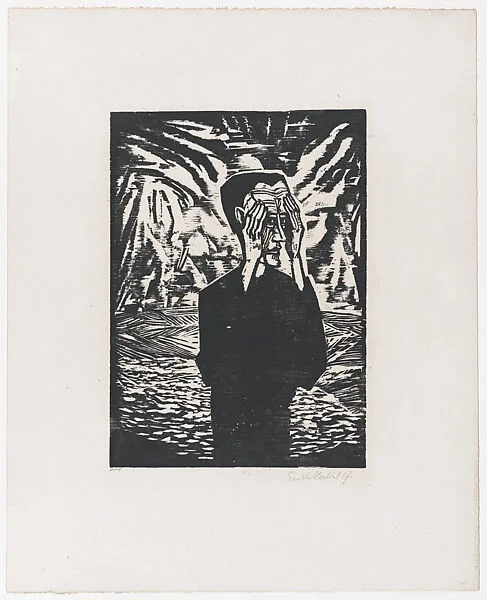 Man on a Plain — Erich Heckel