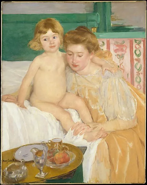 Mother and Child (Baby Getting Up from His Nap) — Mary Cassatt