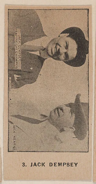 Jack Dempsey, Heavyweight Champion, strip card (W511) — Unknown