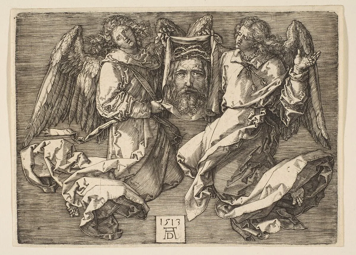 The Sudarium Displayed by Two Angels — Albrecht Dürer
