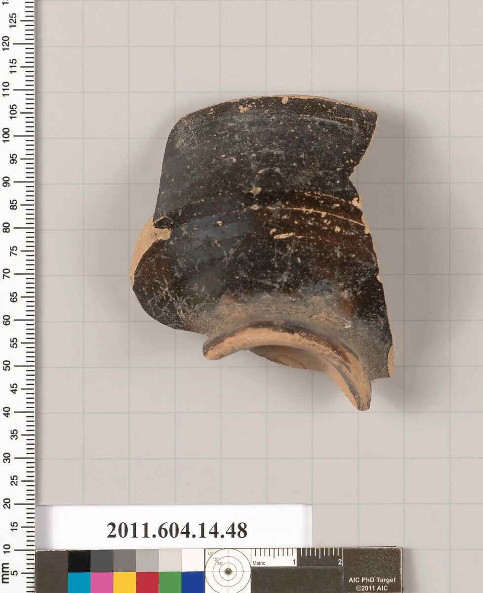 Terracotta rim fragment of a bowl — Unknown