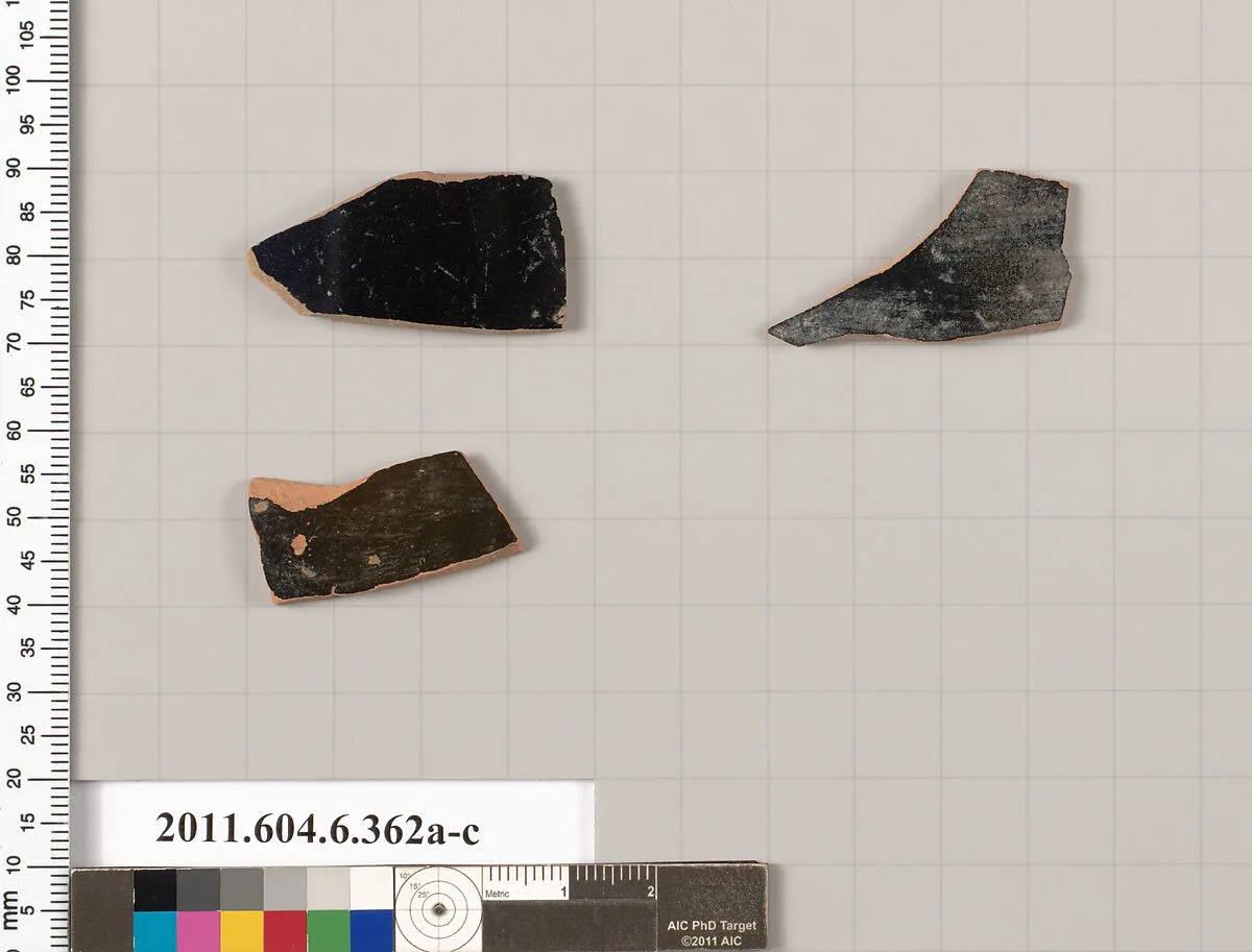 Terracotta fragments of closed shapes — Unknown