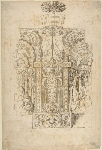 Design for a Wall Fountain