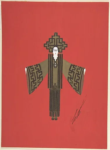 Costume design for "Les Bambous"