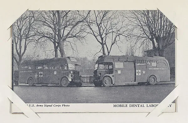 Mobile Dental Laboratory from Military--Official Photos cards (W615) — Unknown