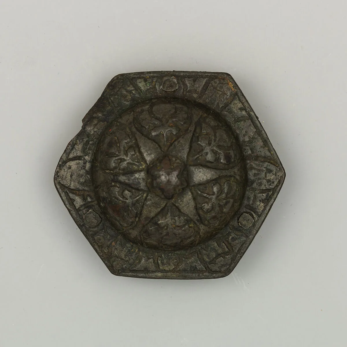 Boss from a Horse Breast Collar — Unknown
