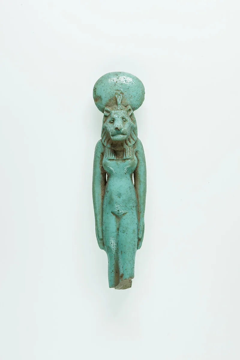 Statuette of a lion-headed goddess — Unknown