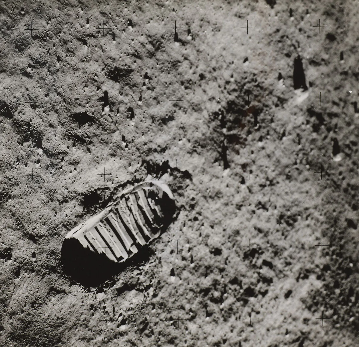 Buzz Aldrin's Footprint on the Surface of the Moon — National Aeronautics and Space Administration (NASA)