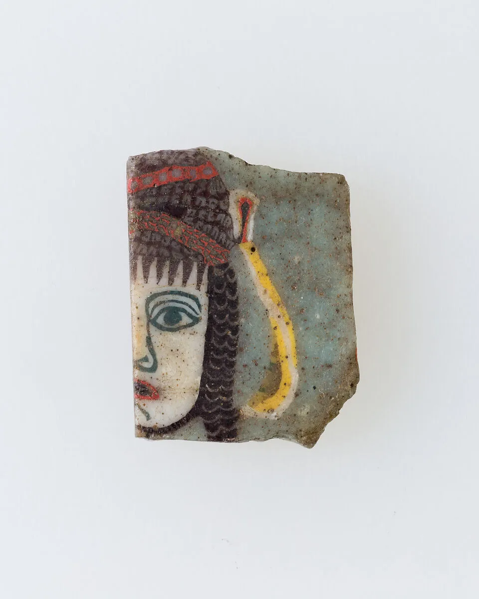 Inlay, female face — Unknown