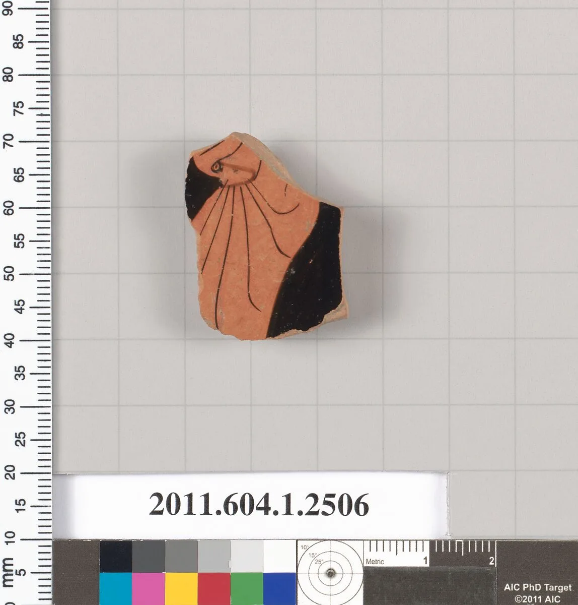 Terracotta fragment of a kylix (drinking cup) — Unknown