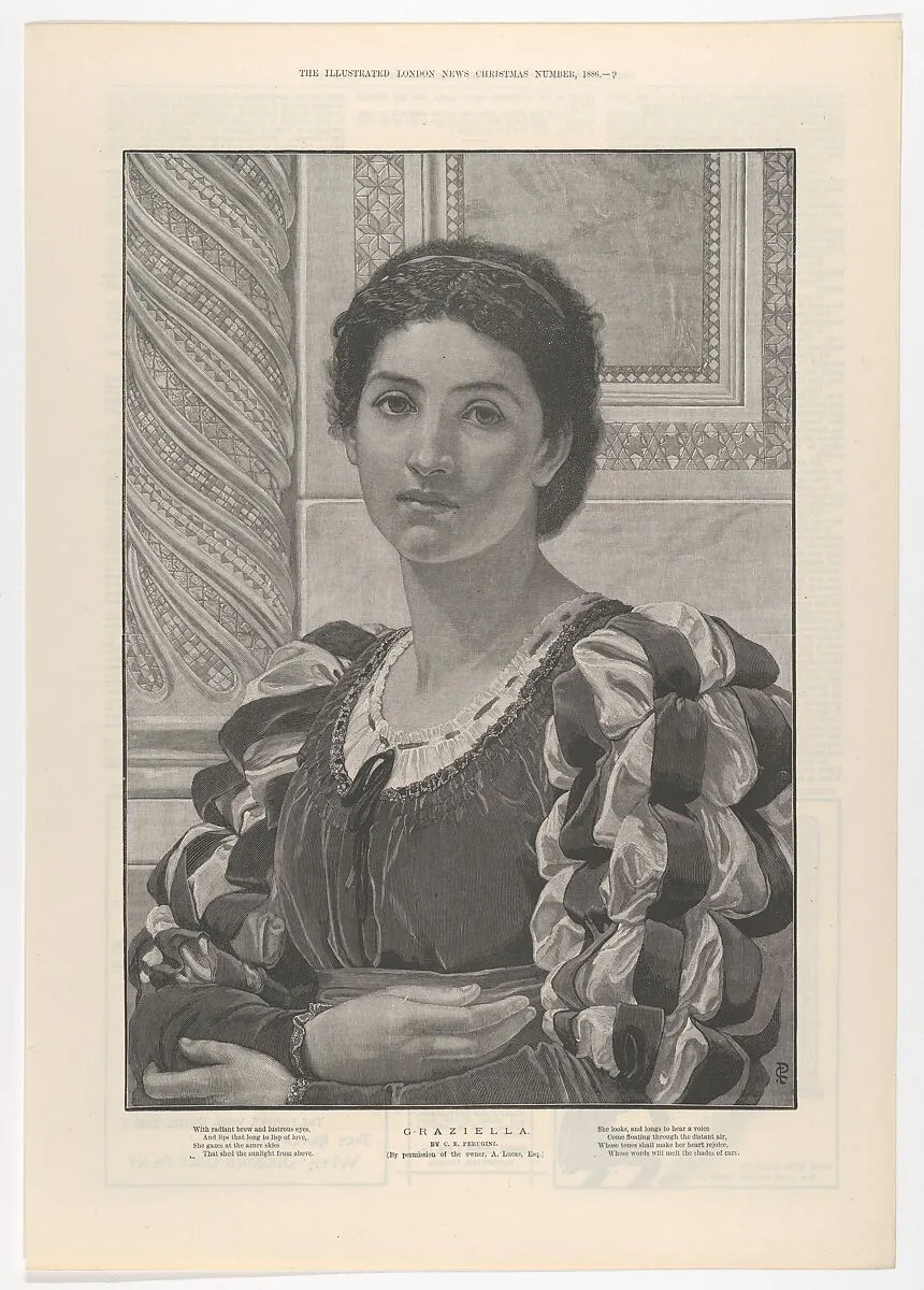 Graziella, from "Illustrated London News" Christmas Number — Charles Edward Perugini
