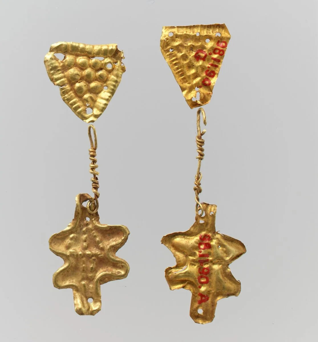 Bead ornaments, triangular, 8 — Unknown