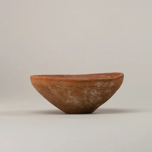 Shallow bowl with vertical rim