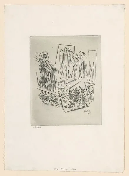Downtown New York, Three Movements — John Marin|Alfred Stieglitz