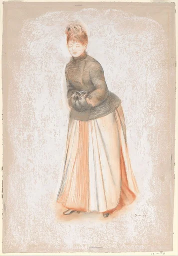Young Woman with a Muff