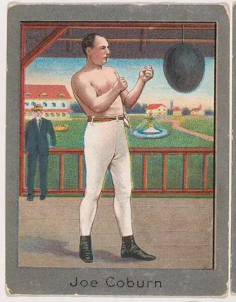 Joe Coburn, from the Champion Athlete and Prize Fighter series (T220), issued by Mecca and Tolstoi Cigarettes — Mecca Cigarettes|Tolstoi Cigarettes