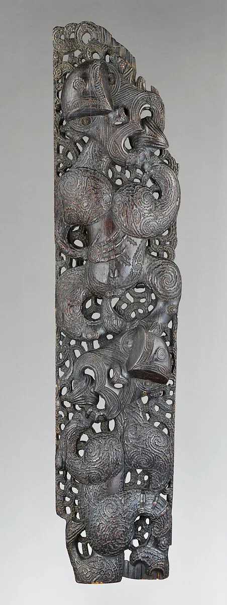 Epa (carved panel for a storehouse) — Māori artist