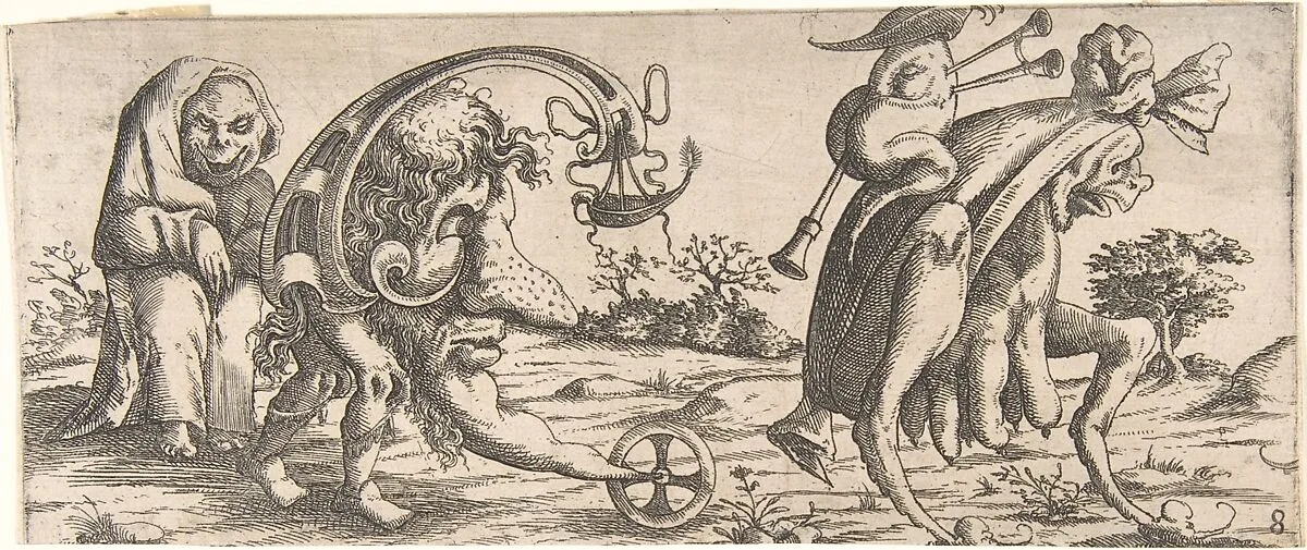 Procession of Monstrous Figures — Wendel Dietterlin, the Younger