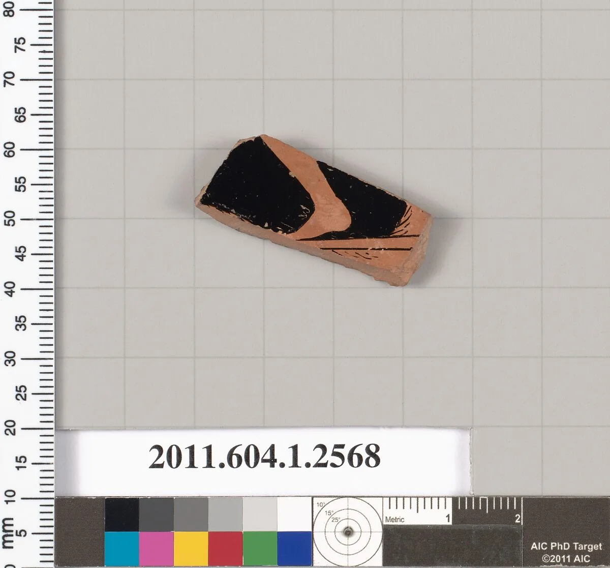 Terracotta fragment of a kylix (drinking cup) — Unknown