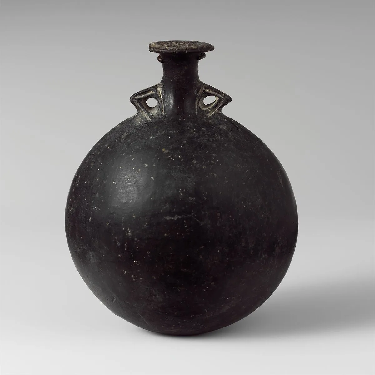 Terracotta flask — Unknown