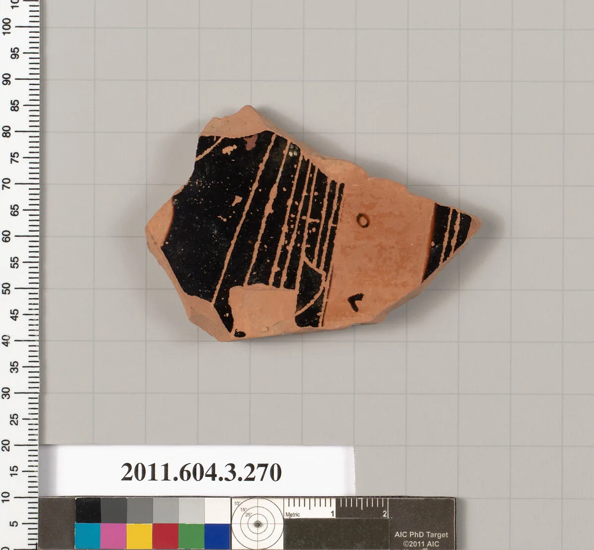Terracotta fragment of a neck-amphora (jar) — Unknown