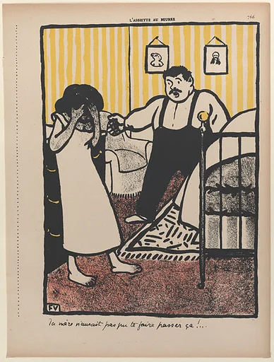 "Couldn't your mother...," plate IX from Crimes and Punishments