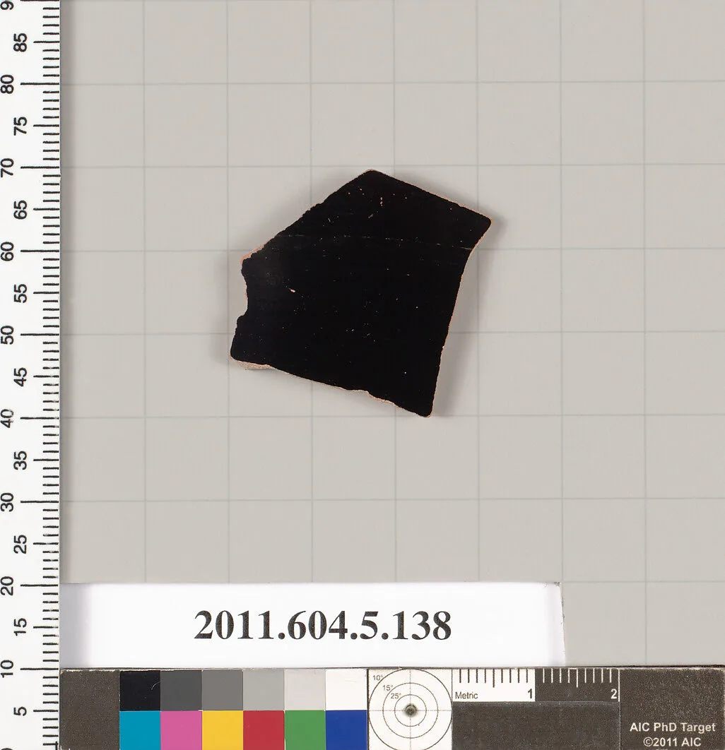 Terracotta fragment of a kylix (drinking cup) — Unknown