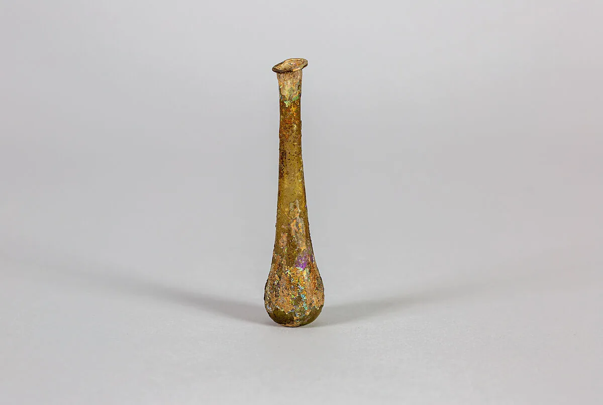 Glass perfume bottle — Unknown