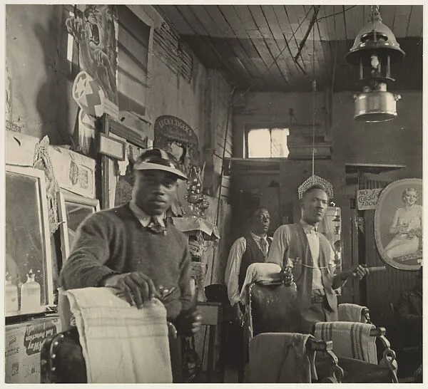 Barber Shop Interior, Atlanta, Georgia — Peter Sekaer