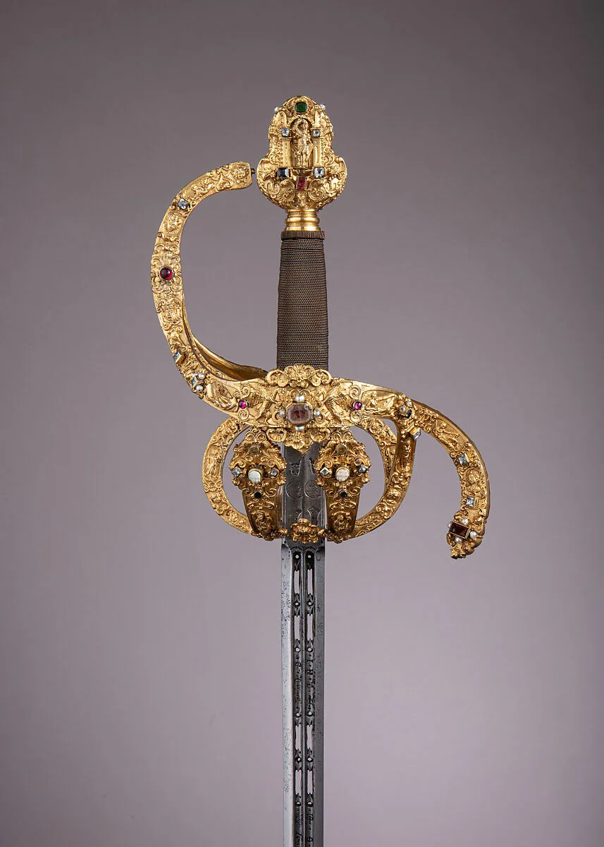 Rapier of Prince-Elector Christian II of Saxony (1583–1611) — Israel Schuech|Juan Martinez