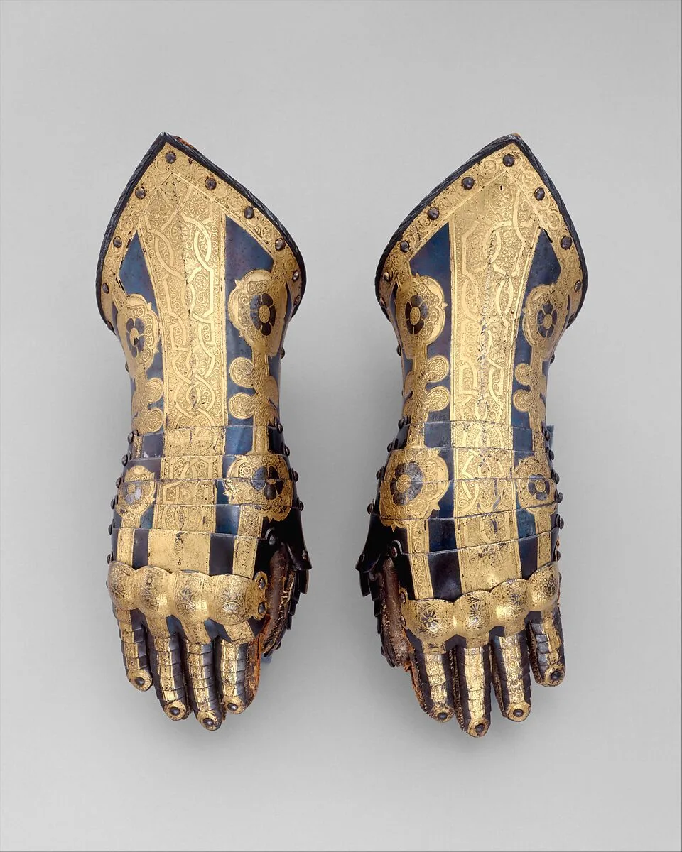 Pair of Gauntlets Belonging to the Armor of Duke Friedrich Ulrich of Brunswick (1591–1634) — Royal Workshops at Greenwich