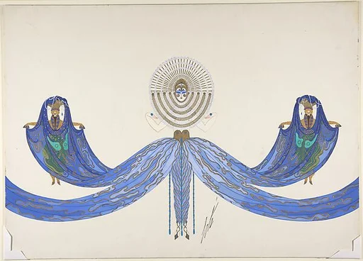 "La Mediterranée": Costume Design for "Les Mers," George White's Scandals, New York, 1923