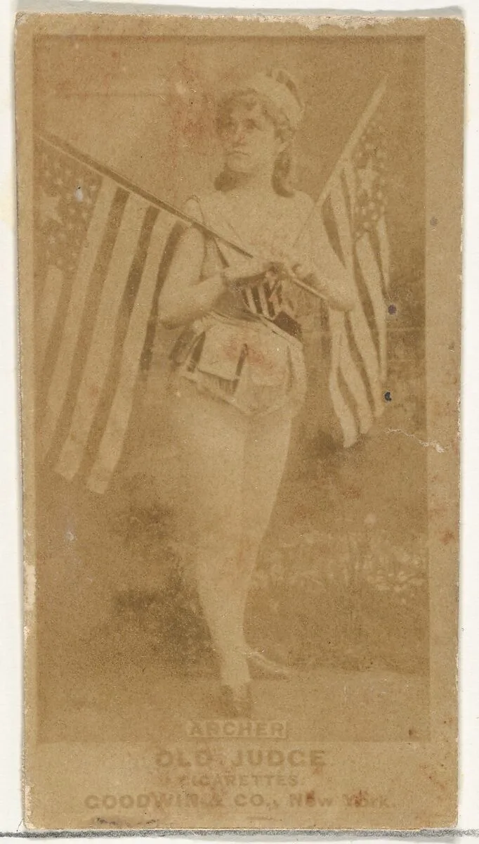 Archer, from the Actors and Actresses series (N171) for Old Judge Cigarettes — Goodwin & Company