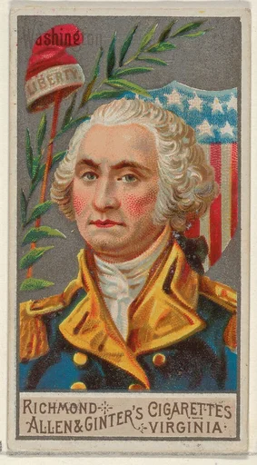 George Washington, from the Great Generals series (N15) for Allen & Ginter Cigarettes Brands