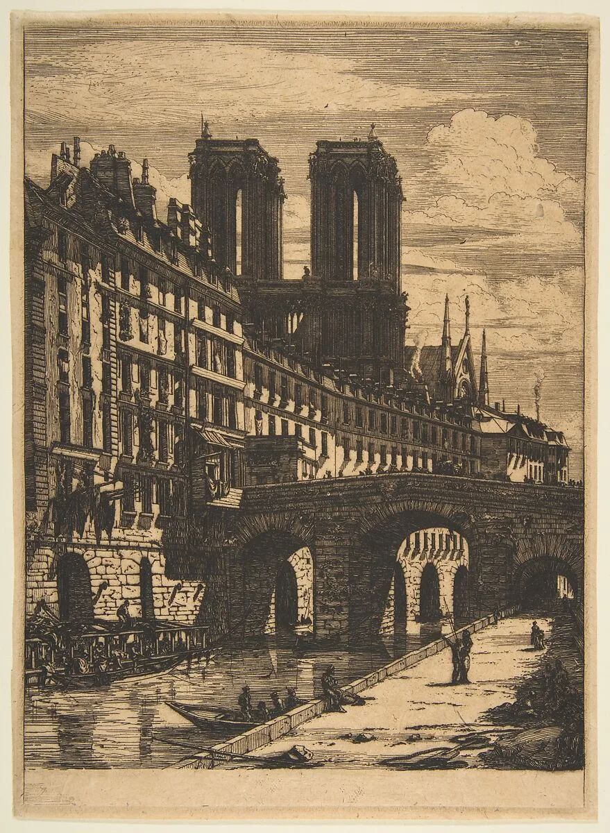 The Petit Pont, Paris — Charles Meryon