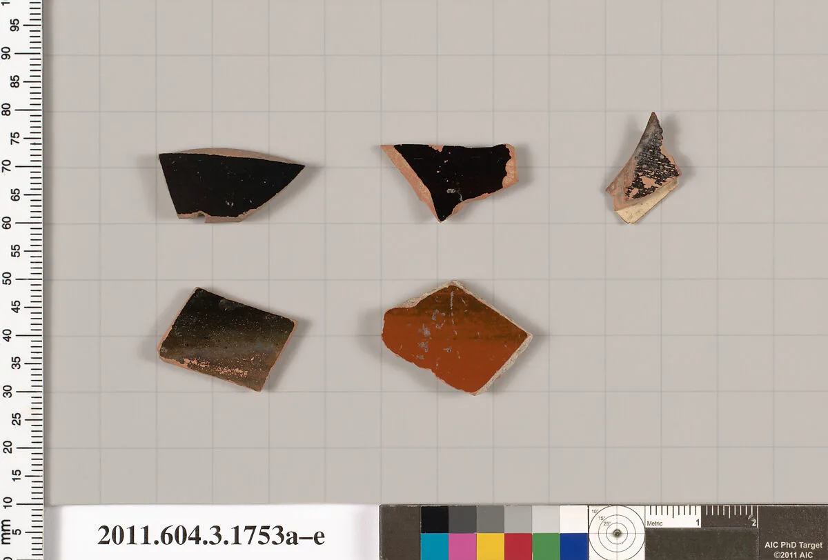 Terracotta fragments of kylikes: Band or lip cups (drinking cups) — Unknown