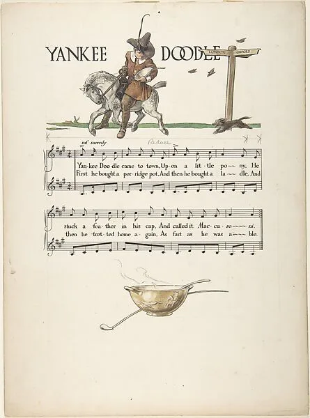 "Yankee Doodle"―Page Design — Paul Vincent Woodroffe|Joseph Samuel Moorat