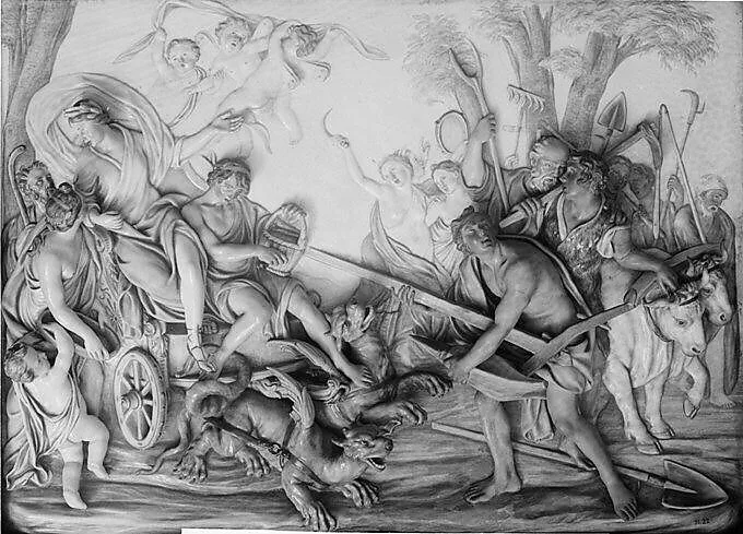 Ceres Instructing in the Art of Husbandry — Doccia Porcelain Manufactory