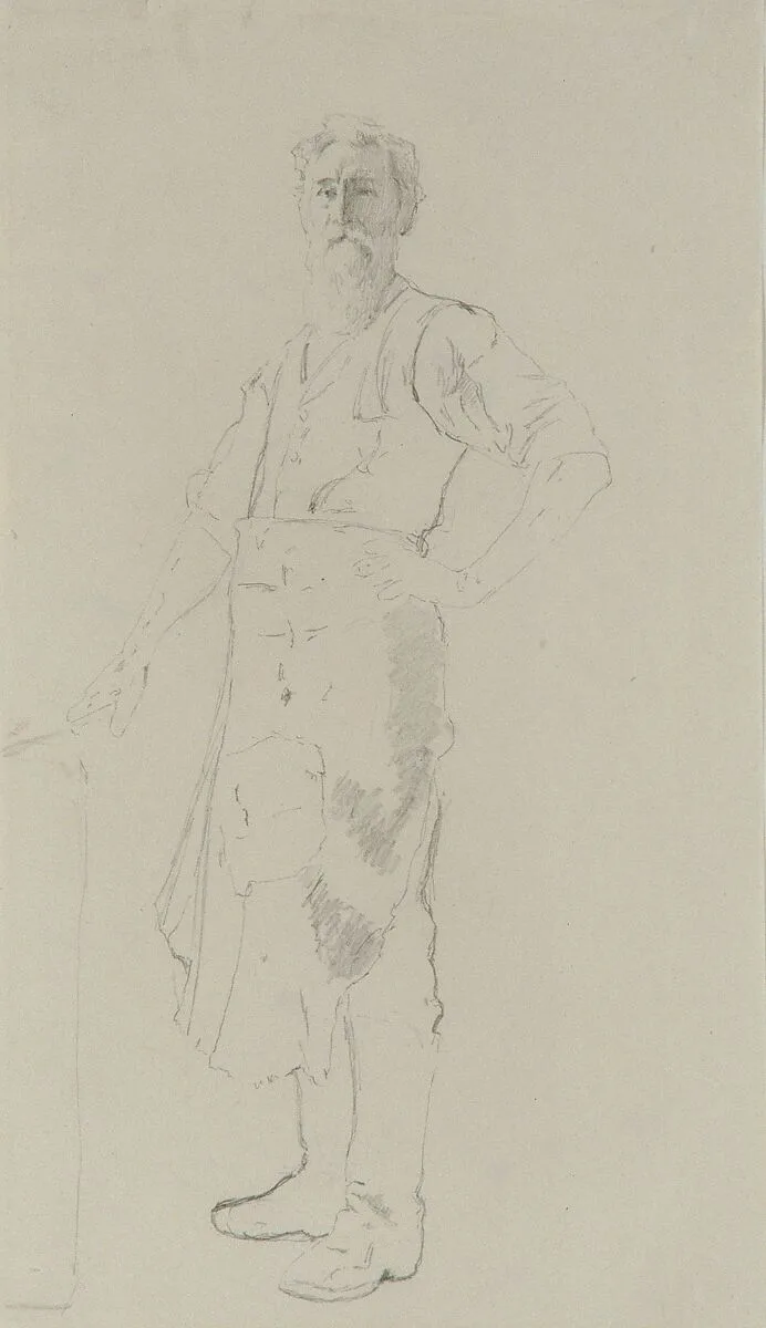 The Village Blacksmith — Thomas Hovenden