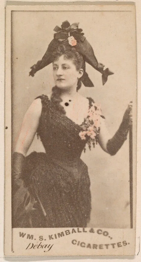 Miss Debay, from the Actresses series (N203) issued by Wm. S. Kimball & Co. — William S. Kimball & Company