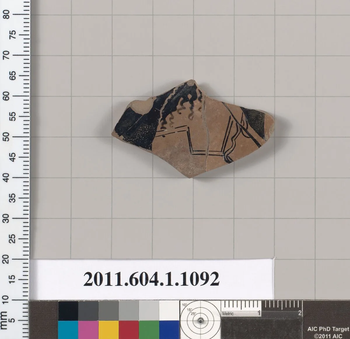 Terracotta fragment of a kylix (drinking cup) — Unknown