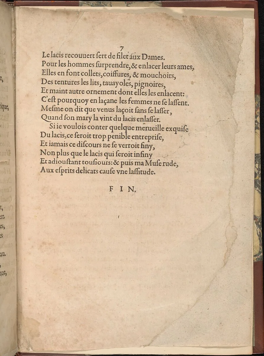 Les Secondes Oeuvres, et Subtiles Inventions De Lingerie du Seigneur Federic de Vinciolo Venitien, page 68 (recto) — Federico de Vinciolo|Jean Le Clerc|Catherine de Bourbon