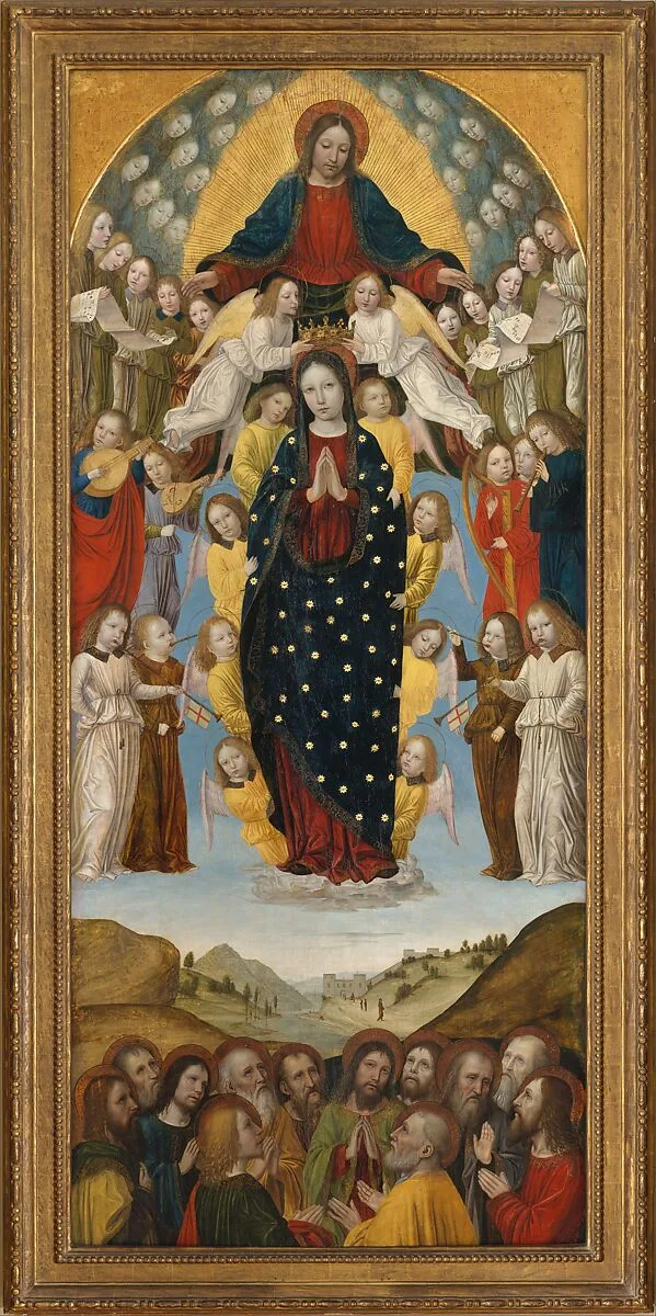 The Assumption of the Virgin — Bergognone (Ambrogio di Stefano da Fossano)