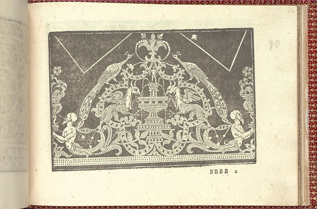 Corona delle Nobili et Virtuose Donne: Libro I-IV, page 90 (recto) — Cesare Vecellio