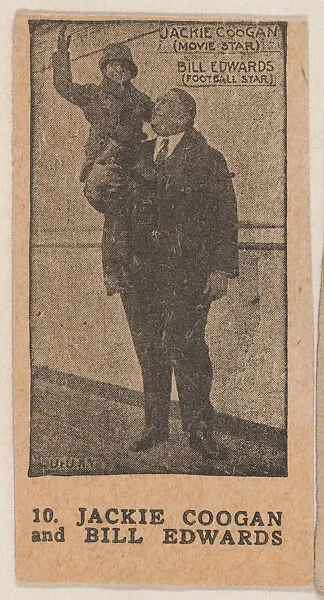 Jackie Coogan and Bill Edwards strip card (W511) — Unknown